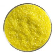 BU112092F-Bullseye Frit Medium Yellow 5oz Jar - 90 COE