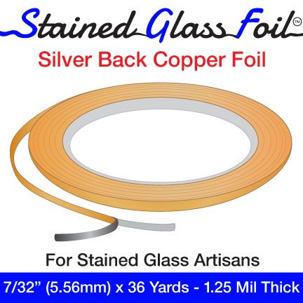 Copper Foil 7/32 Stained Glass 1.25 m Excellent Produit 