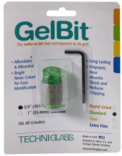 11255 - 3/4" STANDARD Techniglass Diamond GelBit Grinder Bit