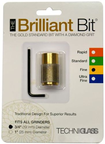 11280- 3/4" Fine Diamond Brilliant Grinder Bit - By Techniglass