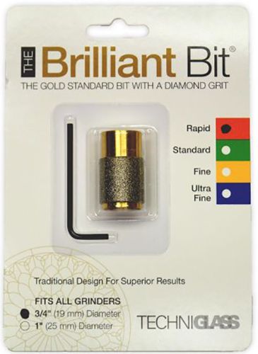 11282- 3/4" RAPID COARSE Diamond Brilliant Grinder Bit - By Techniglass