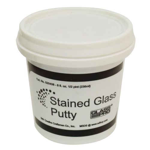 14270CS- Case Glass Pro Black Putty/Cement 1/2 Pint 12ea.