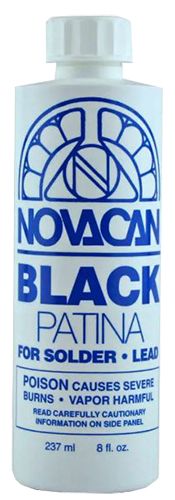 14390-Novacan Black Solder/Lead Patina 8oz.