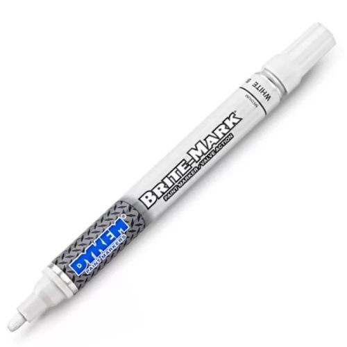 15030CS- CS. Dykem Brite-Mark White Medium Point Marker 12/cs