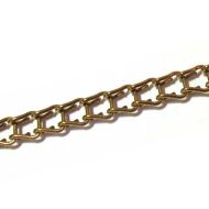 17810-Ladder Chain Brass Plated 25' per Unit 