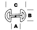 2079-Cascade 3/16" Round H Zinc Came #ZRH-316 