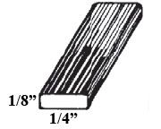 2225-6' Tinned Steel Rebars 1/4" x 1/8" #RBR S 1/4"