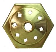 33346-Hexagon Vented Vase Cap 2-7/8"