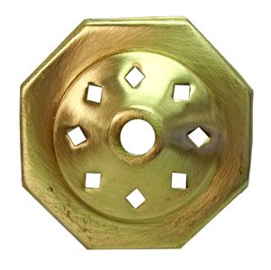 33368-Octagon Vented Vase Cap 3-1/16"