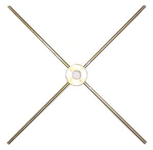 36940- 4 Way Brass Spider 8"Dia. 