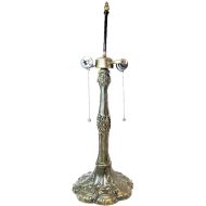 32074- Pompeii Metal Lamp Base, Antique Bronze Finish With Gold Highlts, 21-1/2" Tall