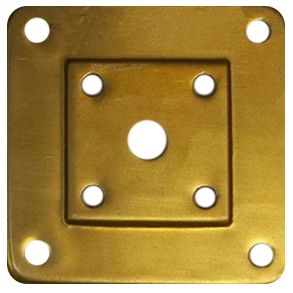 35011-SQ. Vented Vase Cap 3"