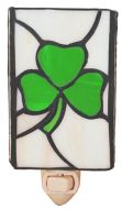 35710 - Shamrock Stained Glass Night Light