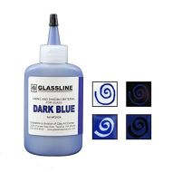 46083-Glassline Bottle Pen Dark Blue