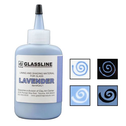 46101-Glassline Bottle Pen Lavender