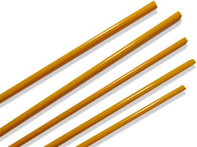 43932- Oceanside Orange Opal Rods 96 COE #2702- 1lb Bundle