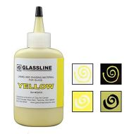 46087-Glassline Bottle Pen Yellow