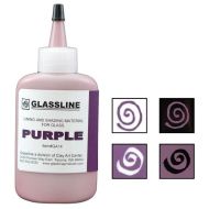 46093-Glassline Bottle Pen Purple