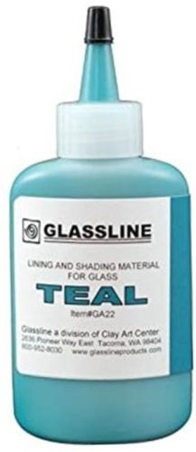 46102-Glassline Bottle Pen Teal