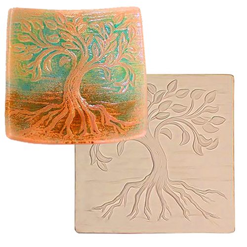 47198-Sm. Tree of Life Texture Mold