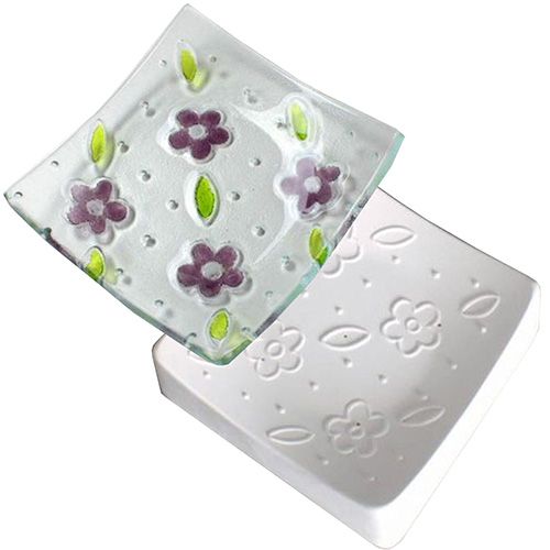 47373-Flower Texture Small Square Mold