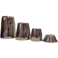 47851- Stainless Steel Large Cup Set Mold Pack 4/ea 