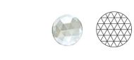62409-Value 40MM Clear Round 54 Facets 
