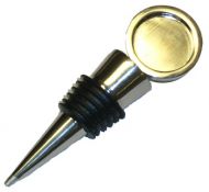 63131-Aanraku Stainless Wine Bottle Stopper Rd.Top