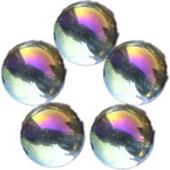 61039-Iridized Clear Glass Nuggets 11/16", 170 Pcs/Bag Appx. 2.625lb.Bag