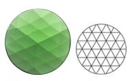 62359-25MM Lt. Green Round 54 Facets