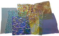 74591-1lb. CBS Dichroic Glass Jewelry Pack Standard Clear 96 COE
