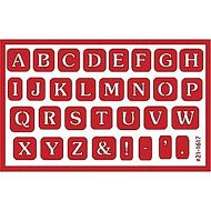 93027 - Etching Stencil Uppercase Formal