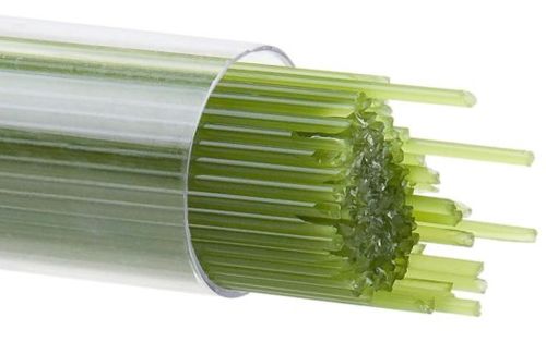 BU021207- Bullseye 1MM Olive Green Opal Stringers - 90 COE