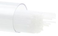 BU031307- Bullseye 1MM Dense White Opal Stringers - 90 COE