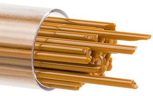 BU032972- Bullseye 2MM Burnt Orange Opal Stringers - 90 COE