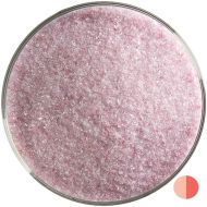 BU131191F- Bullseye Frit Fine Cranberry Pink Transparent  5oz Jar - 90 COE