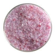 BU131192F - Bullseye Frit Medium Cranberry Pink Transparent 5oz Jar - 90 COE