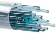 BU144472- Bullseye 2MM Sea Blue Transparent Stringers - 90 COE