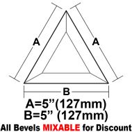 BVT55-Triangle Bevel 5"x5"x5"