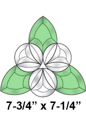 COEC827-Exquisite Cluster Color Celtic Tri-Circle