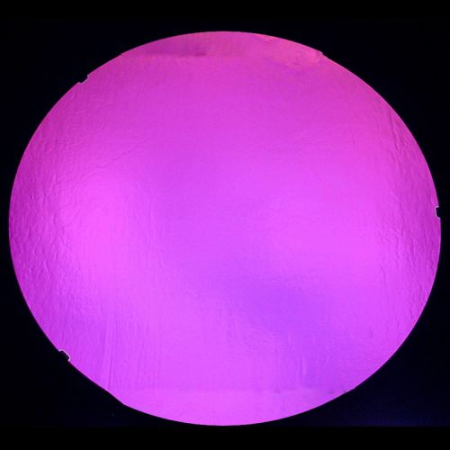 DC604B-CBS Thin Dichroic Green/Magenta On Clear 8"x9" - 96 COE