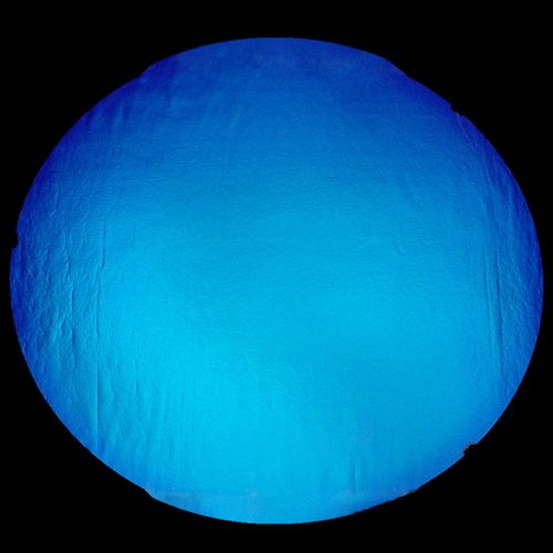DC802B-CBS Thin Dichroic Gold/ Blue On Clear 8"x9" - 90 COE