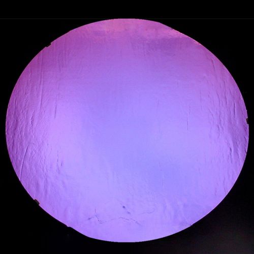 DC860A-CBS Thin Dichroic Violet On Black 16"x19" - 90 COE