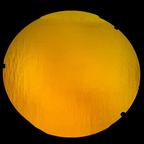 DC921A-CBS Florentine Dichroic Copper On Black 19"Round - 90 COE