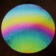 DC944A-CBS Thin Dichroic Rainbow 1 On Clear Honeycomb 16"x19"  - 90 COE