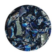 DF484- CBS 2oz. Dichroic Frit Red/Silver/Blue Black Coarse 90 COE
