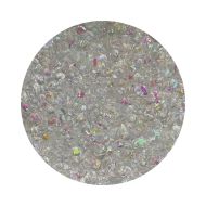 DF486- CBS 2oz. Dichroic Frit Emerald Clear Coarse 90 COE