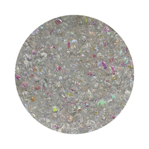 DF486- CBS 2oz. Dichroic Frit Emerald Clear Coarse 90 COE