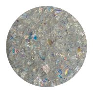 DF488- CBS 2oz. Dichroic Frit Candy Apple Clear Coarse 90 COE