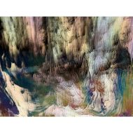 DG1039-Iridized Black/Clear Wispy